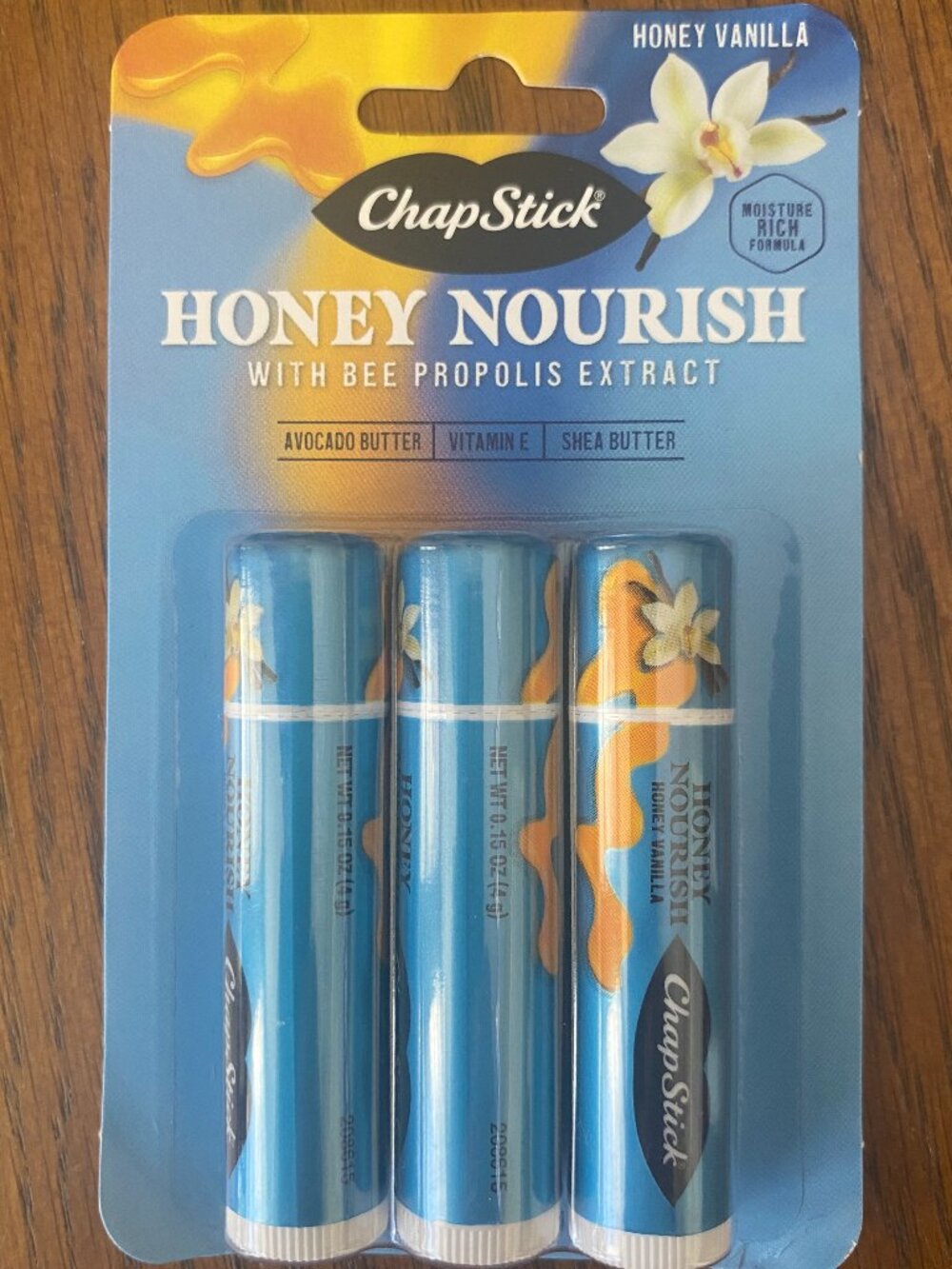 CHAPSTICK Honey Nourish *Honey Vanilla x3*